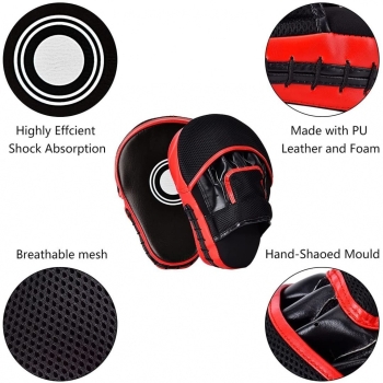 Podkładki bokserskie bokserki tarcze PU Teakwondo [13150000381]